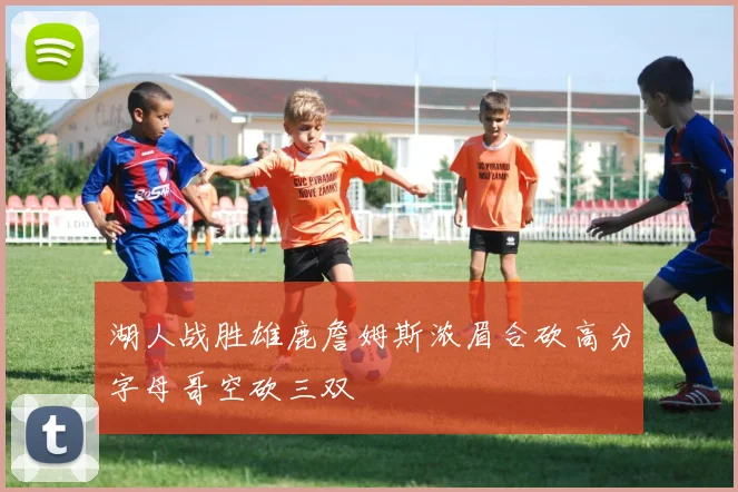 湖人战胜雄鹿詹姆斯浓眉合砍高分字母哥空砍三双