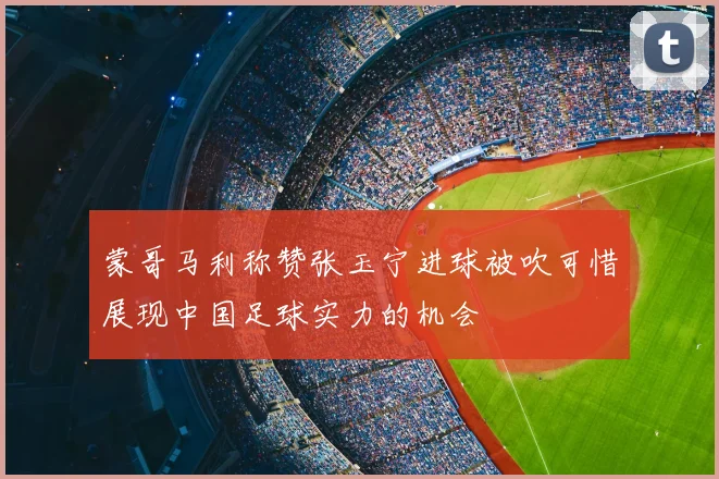蒙哥马利称赞张玉宁进球被吹可惜展现中国足球实力的机会